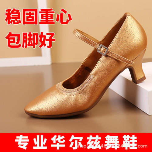 专业广场舞鞋软底跳舞鞋女摩登舞鞋中舞蹈女士成人国标交谊舞高跟
