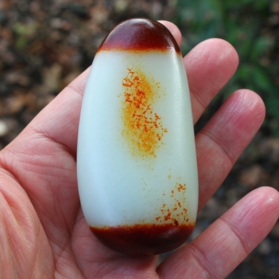 天然新疆和田玉白玉籽料原石原料