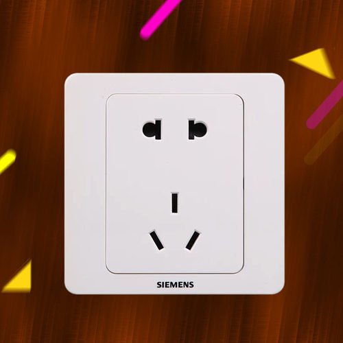 西门子雅白五孔86型10a二三插