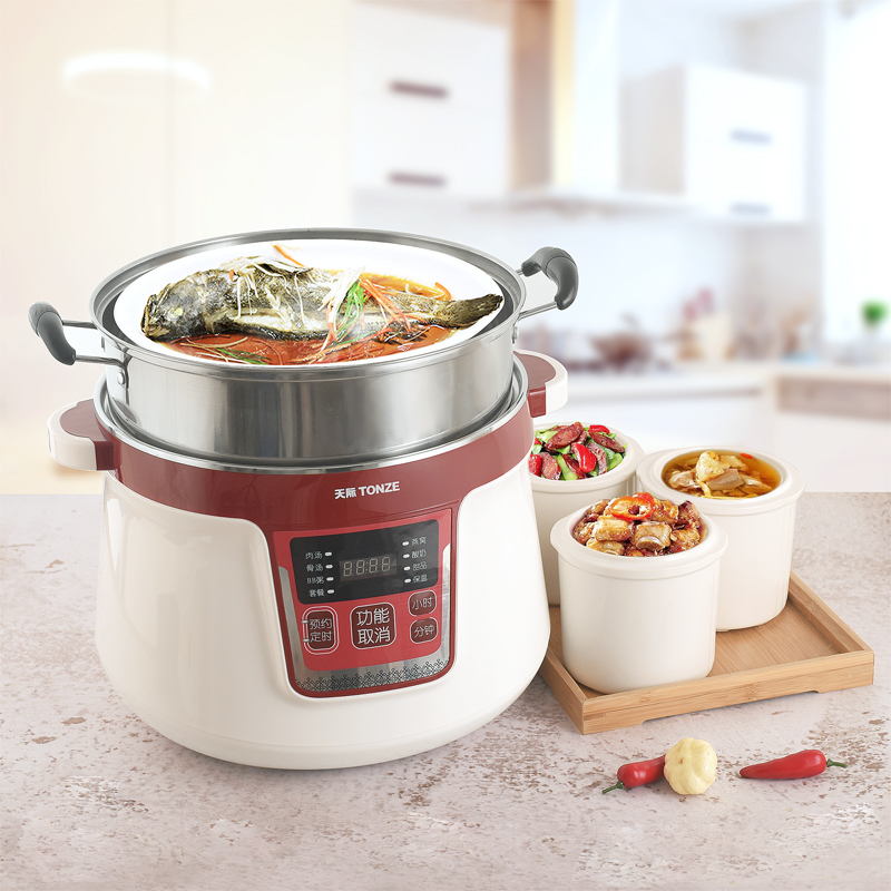 隔水炖大容量家用不锈钢炖盅预约