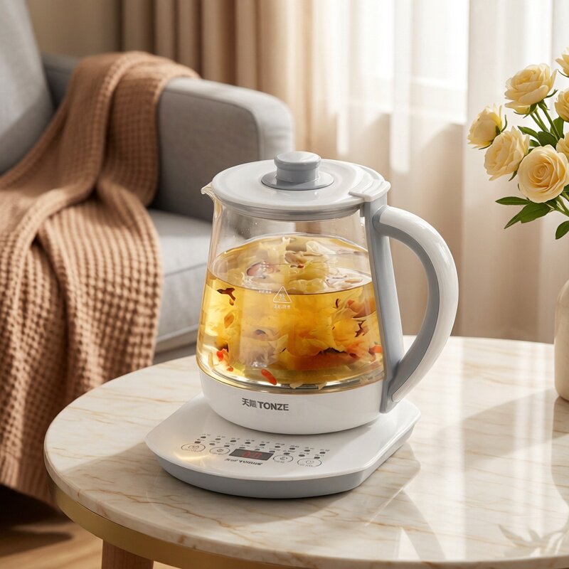 天际养生壶家用多功能大容量煮茶器办公室小型玻璃电水壶养身茶壶