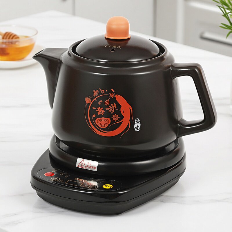 陶瓷煎药壶中药煲全自动煮茶壶家用多功能砂锅熬药电煎中医壶3L