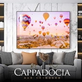 土耳其热气球风景装 饰画客厅画餐厅挂画卧室床头画小众画