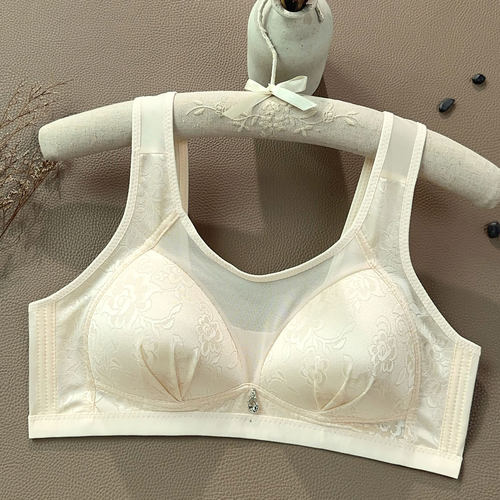 夏季透气内衣抹胸无钢圈妈妈文胸