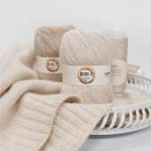 九色鹿泰晤士安哥拉兔绒羊绒线九色鹿羊毛线宝宝毛线棒针钩针手编