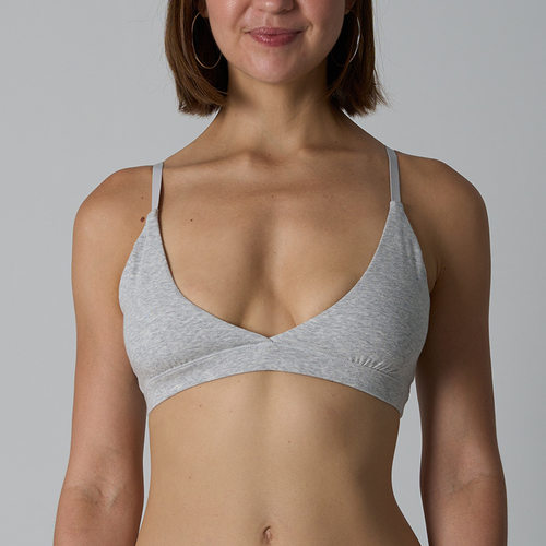 Cotton Triangle Bralette 深V性感纯棉无钢圈文胸舒适家居内衣