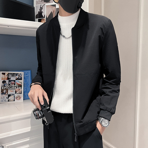 JK2202 P88控118 男士百搭外套简约男装新款秋季上衣潮流夹克衫图片