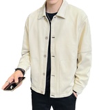 JK6656P108控148男士夹克外套工装上衣修身翻领明线简约时尚，男装夹克，星座1101-1