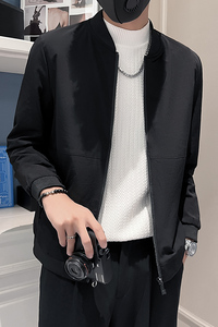 JK2202 P88控118 男士百搭外套简约男装新款秋季上衣潮流夹克衫图片