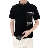 PL1109-P58控78时尚短袖翻领T恤男2025夏新款韩版潮流休闲POLO衫，男装Polo衫，星座1101-1