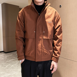 JK03 P118控158 外套男士立领秋季新款夹克帅气时尚潮流休闲工装图片