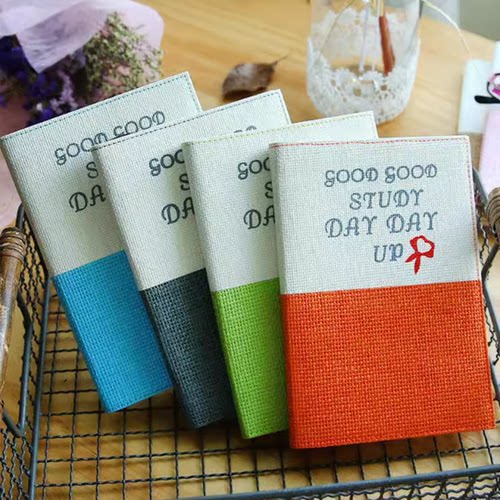 包邮雅莎卡25K96张草编本记事本笔记本创意草编笔记本复古记事本