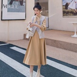 新款小香风两件套连衣裙浙宝217-3057-135-198，女装套装/套裙，浙宝217