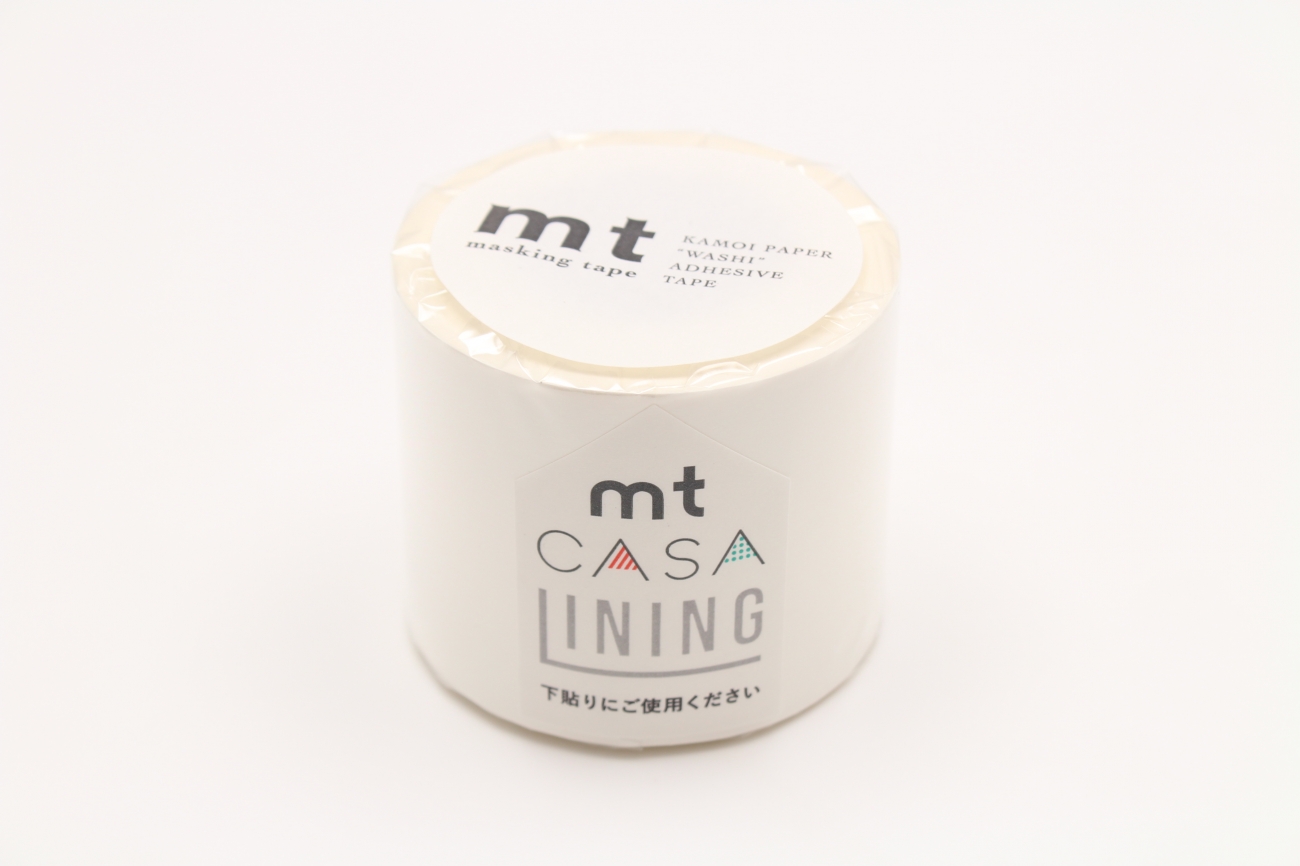 日本mt和纸胶带 手帐胶带纯白色 打底  mtCASA LINING MTCALI01