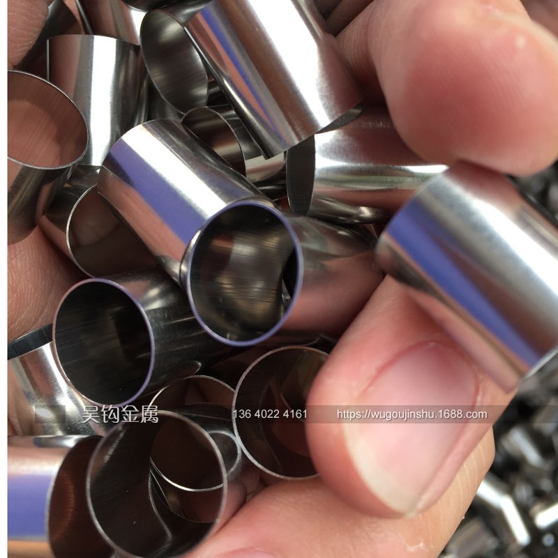 304不锈钢毛细管 薄壁精密管任意尺寸切割定制 侧孔扩口数控车削