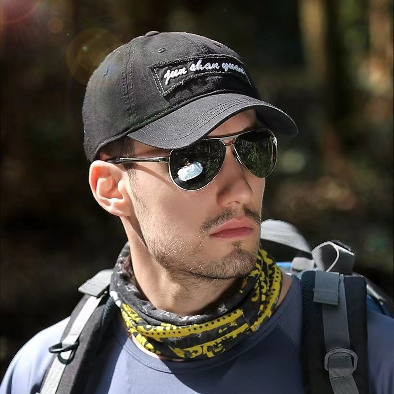 新款个性刺绣棒球帽子男四季非主流弯檐鸭舌帽青少年韩国时尚帽