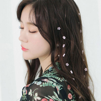 链条装饰隐形泫雅风网红森系发卡