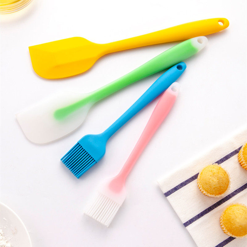 一体式硅胶刮刀食品级耐高温刮铲家用抹刀做蛋糕搅拌奶油烘焙工具_虎窝淘