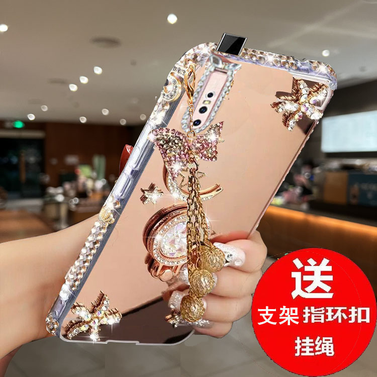 适用于vivos1pro手机壳水钻防摔V1832A软硅胶vive S1pr0升降保护Vivos1por个性T网红潮钻镜面vovos1PRO爆款女