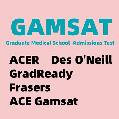 GAMSAT考试全套题库备考学习包ACER Des O'Neill GradReady