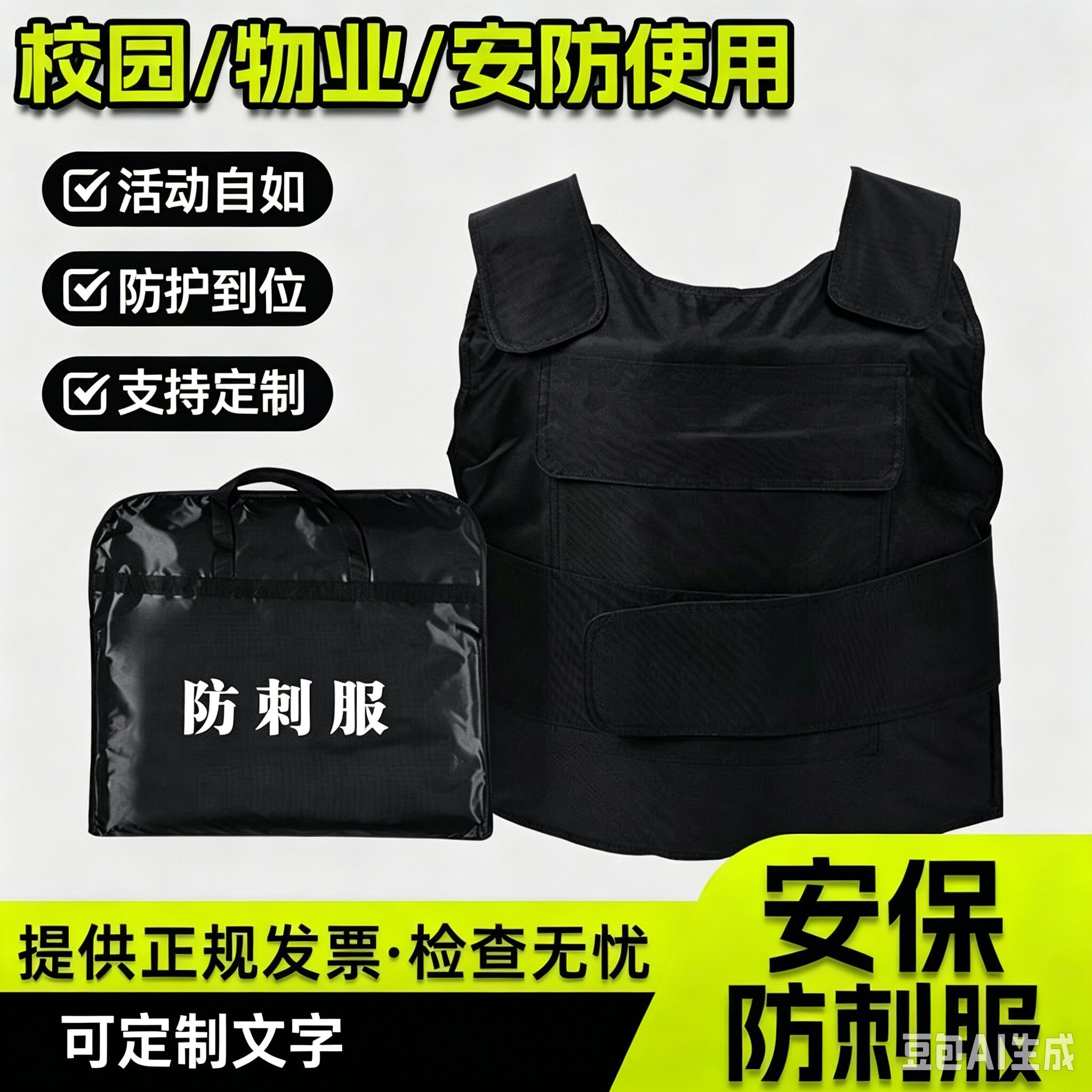 防刺服保安防刺衣防暴服防割砍防身服防护救生装备校园防护装备