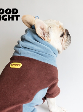 GOODNIGHT晚安法斗巴哥柯基法斗衣服秋冬款狗狗衣服保暖四脚衣