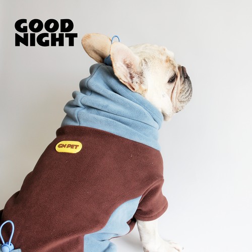 GOODNIGHT晚安法斗巴哥柯基法斗衣服秋冬款狗狗衣服保暖四脚衣