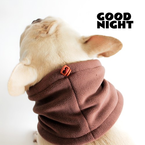 GOODNIGHT晚安法斗巴哥柯基法斗衣服秋冬款狗狗衣服保暖围脖脖套