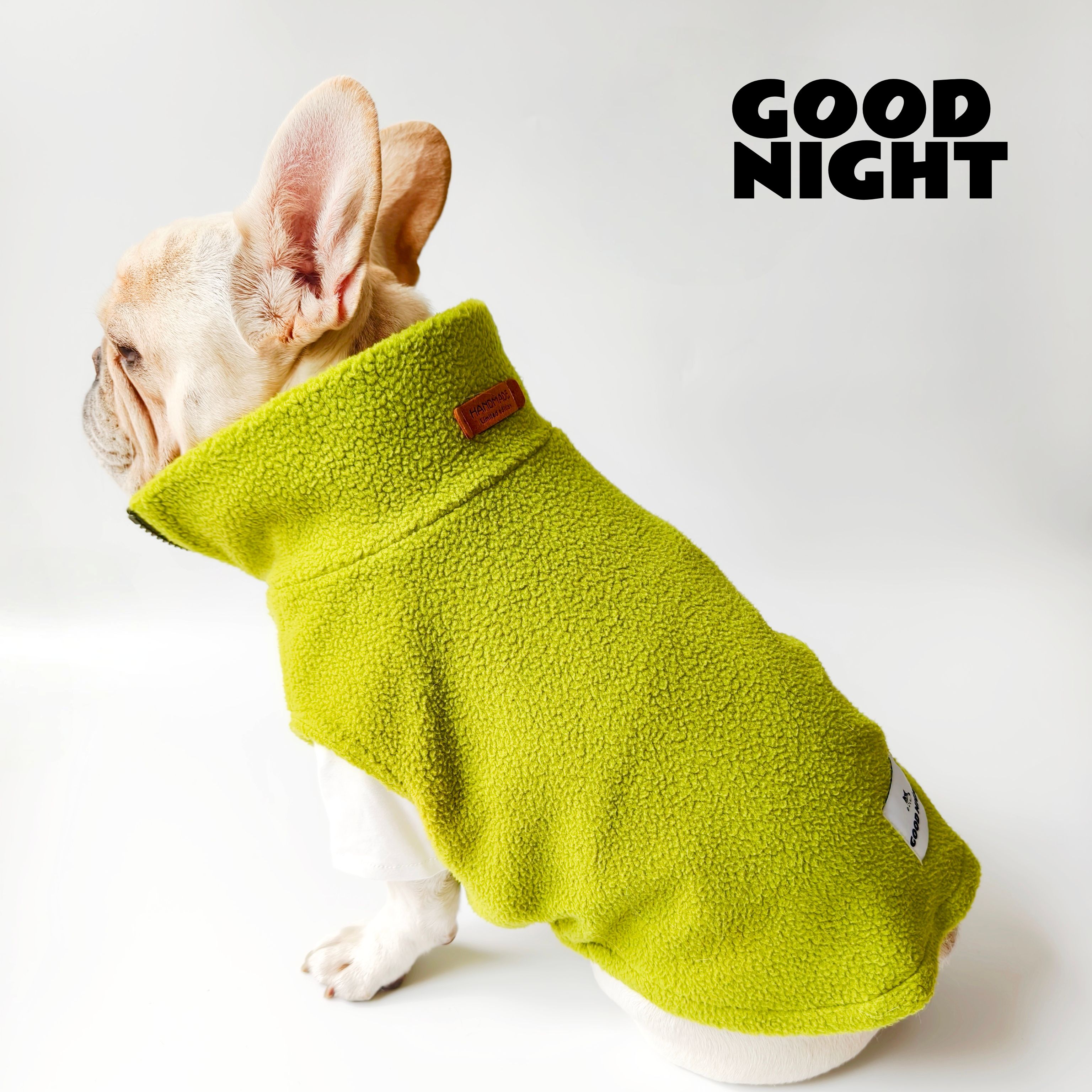 GOODNIGHT宠物法斗巴哥恶霸英斗衣服加厚摇粒绒毛柔软法斗衣服