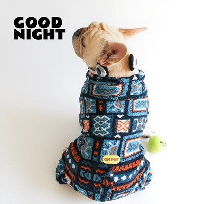 GOODNIGHT晚安法斗巴哥柯基法斗衣服秋冬款狗狗四脚衣保暖澳粒绒