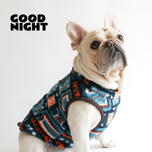 GOODNIGHT晚安法斗巴哥柯基法斗衣服秋冬狗狗衣服保暖马甲外套