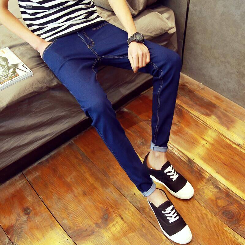 Jeans pour adolescent pieds Slim pour Quatre saisons - Ref 1467720 Image 3