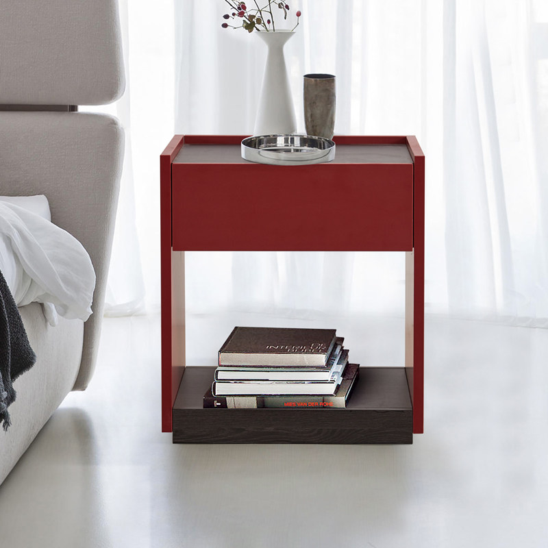 简约现代床头柜北欧极简卧室床边柜意式多功能床头储物柜边角几柜,住宅家具,床头柜,淘宝优惠券,粉丝福利购,淘宝优惠卷