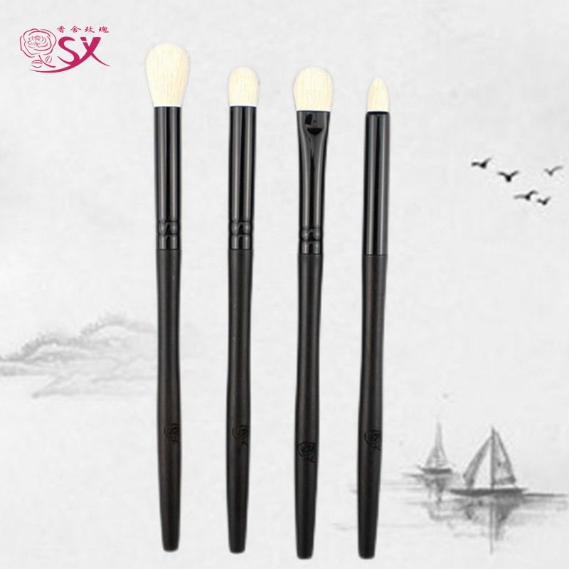 香舍玫瑰便携眼影刷套装羊毛晕染刷上色刷眼部细节刷动物毛化妆刷,彩妆/香水/美妆工具,化妆刷,淘宝优惠券,粉丝福利购,淘宝优惠卷