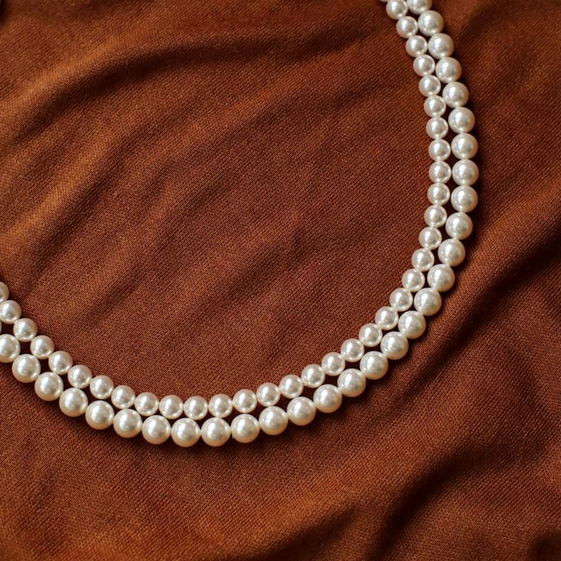 施家圆珍珠轻奢高级叠戴短款项链