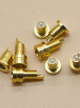 mmcx母座插座螺丝状直径2.8mm 3.12mm纯铜加强版短款