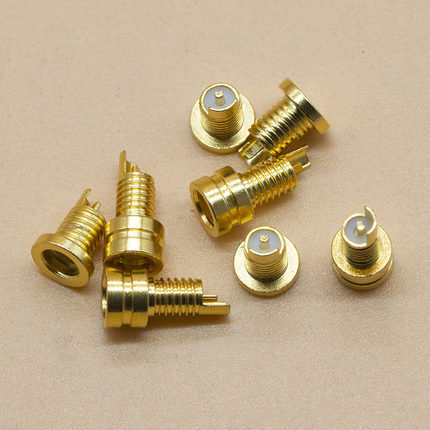mmcx母座插座螺丝状直径2.6mm 2.8mm 3.12mm纯铜加强版短款