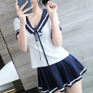 2025技师工作套装 显瘦学院风二件套公主制服5320优雅 沐足工衣修身