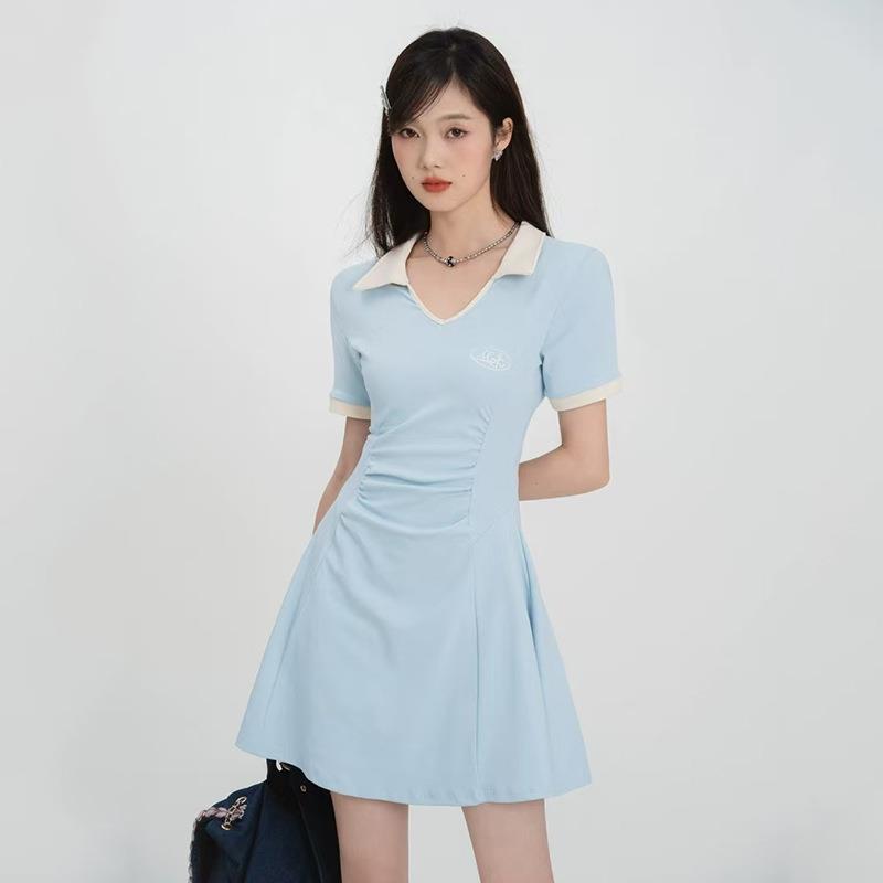 泳衣女款韩版裙式休闲少女学生独立平角裤保守显瘦遮肚泡温泉泳衣