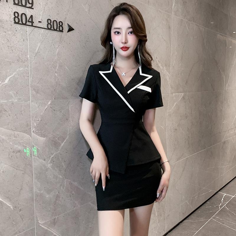 2025新款酒店桑拿服足浴技师工作服足疗沐足按摩空姐制服秋女套装