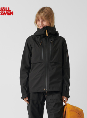 北极狐 户外运动女式轻量冲锋衣 无PFAS 防水立体风帽夹克 89600