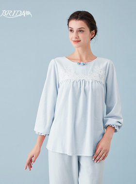 CA BRIDA/嘉德丽亚【月影】秋冬爆款法式经典长袖睡衣套G1107AB1