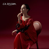 ALICE版 型桑蚕丝拼接蕾丝睡裙K809 法式 经典 BRIDA 红色情缘