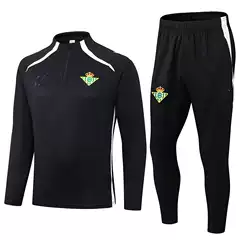 2526 Real Betis Benfica Pre-Match Warm-Up Tracksuit Adult Kids Long Sleeve Soccer Training Suit Set