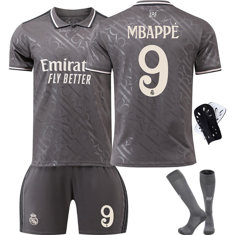 2425皇马二客场灰色球衣套装定制