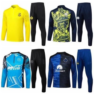 2425多特曼城半拉链长袖训练服男