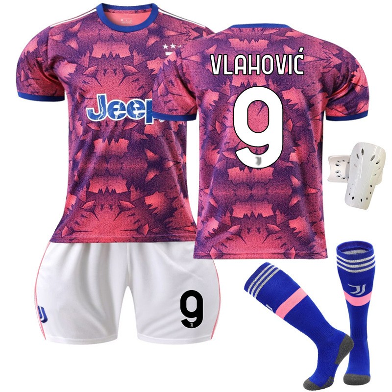 2223尤文二客场球衣短袖套装定制