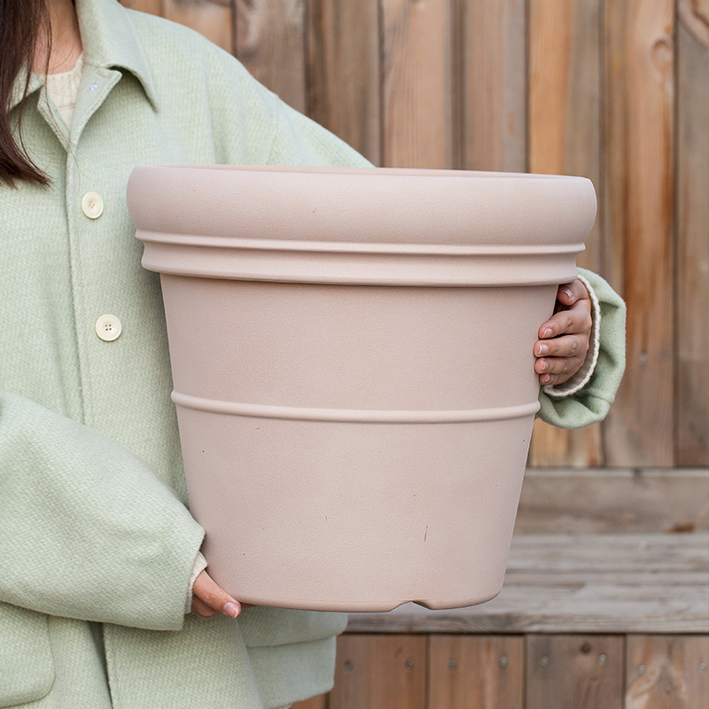 仿陶花盆颜值高轻便超大户外