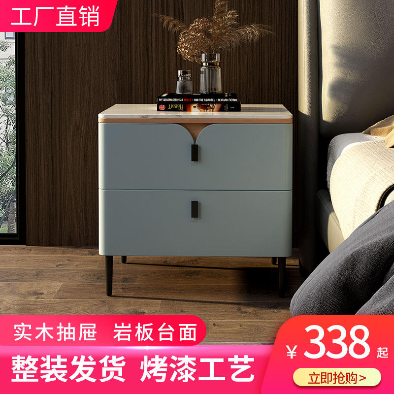 bedside cupboard modern Simplicity Paint Northern Europe solid wood Italian small-scale Bedroom bed Light extravagance Lockersin the Residential furniture , Cabinet , Bedside cabinet  category - from Buy2taobao.com to provide professional Taobao agent buy service