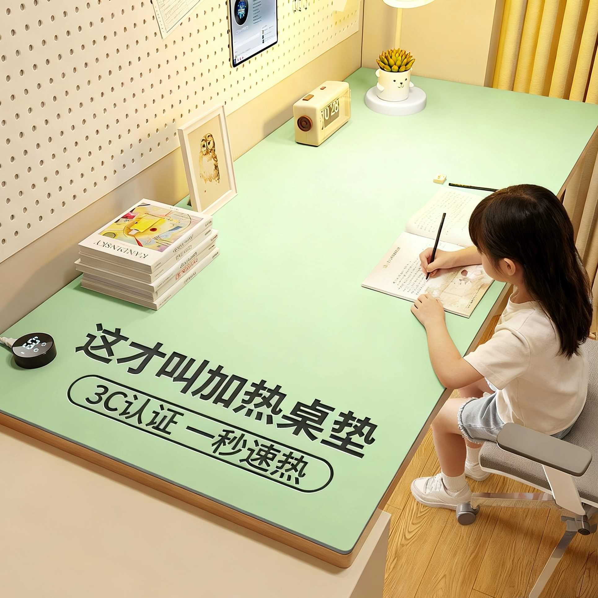 【3c认证】学生学习护眼加热桌垫